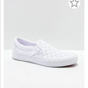 Vans pro check slip-on sneaker reflective